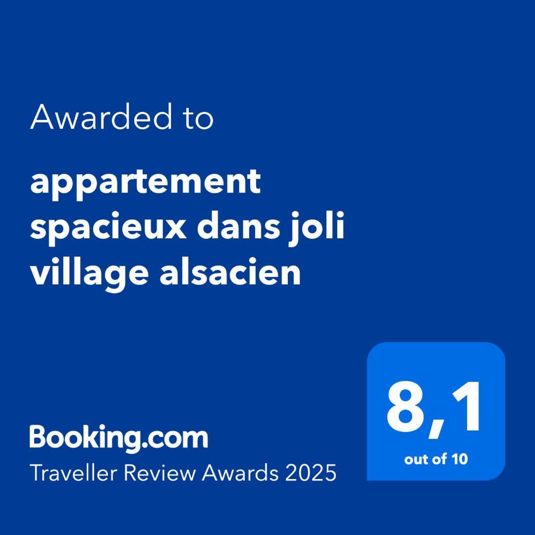 Appartement Spacieux Dans Joli Village Alsacien Châtenois Exteriér fotografie